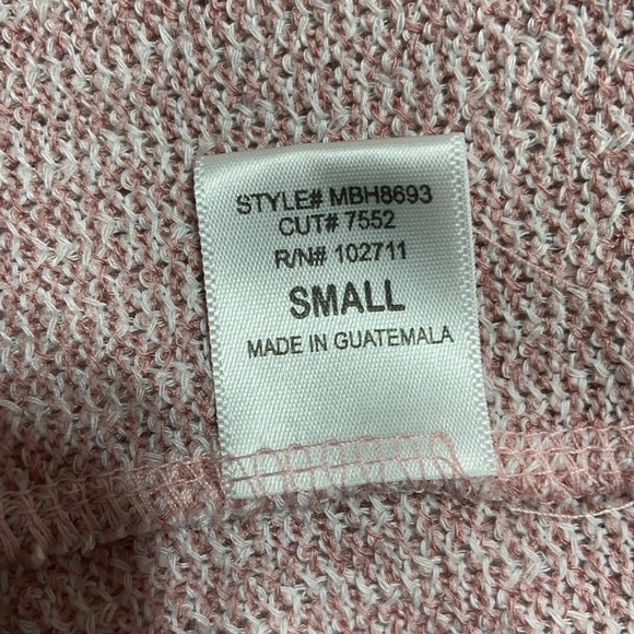 Gibson Knitted Turtleneck Sweater Pink Size Small - Picture 6 of 8